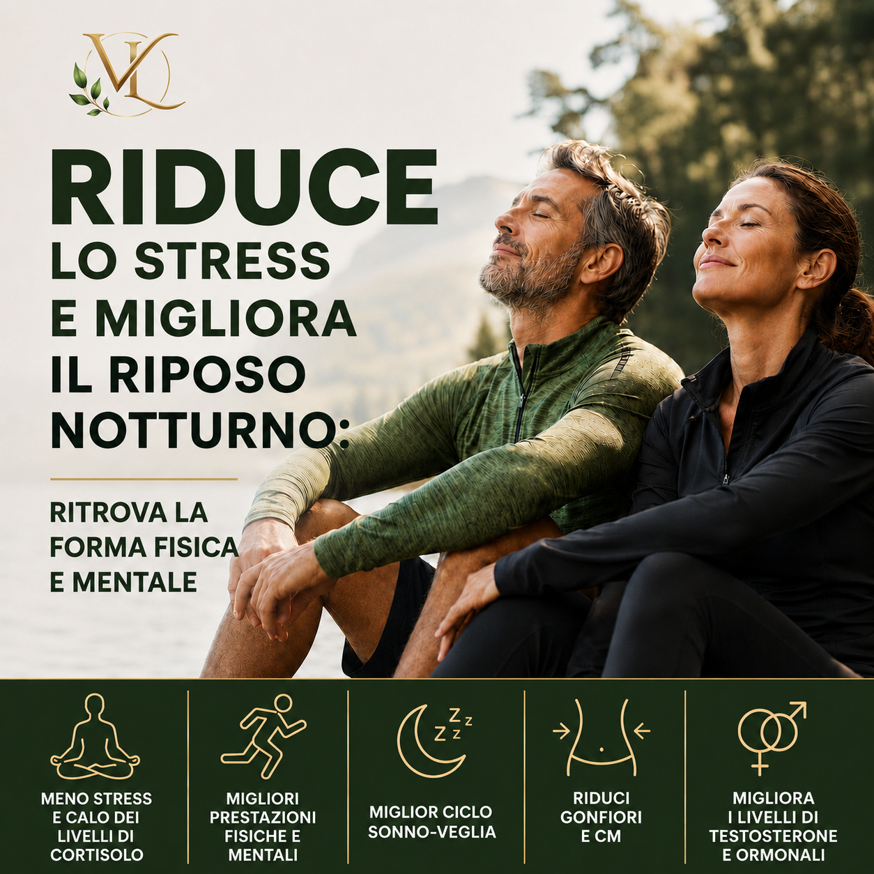 Ashwagandha e Coenzima Q10 compresse da 500 mg